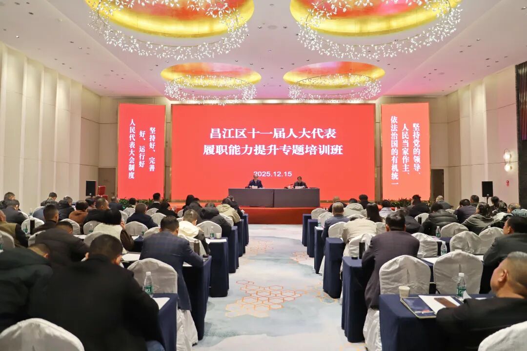 昌江区2025年度人大代表履职培训班开班